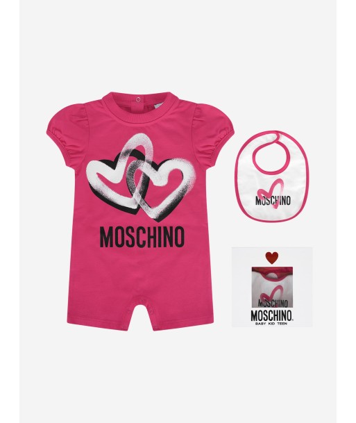 Moschino Baby Girls Graffiti Hearts Romper s'inspire de l'anatomie humaine