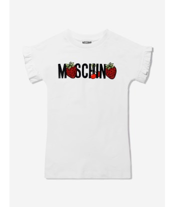 Moschino Girls Cotton Fruit Logo Dress 2 - 3 jours ouvrés.