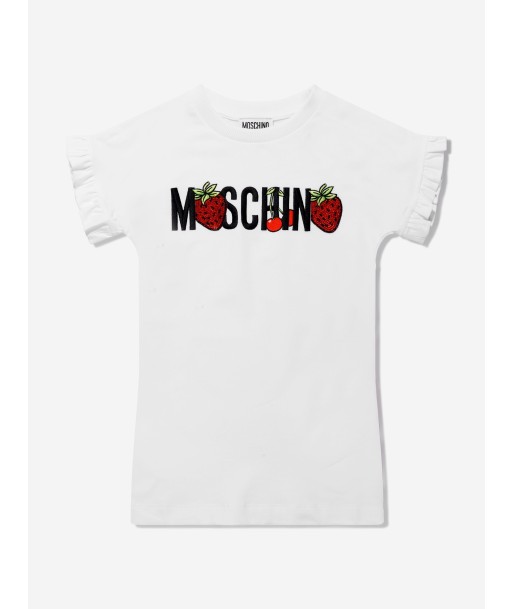 Moschino Girls Cotton Fruit Logo Dress 2 - 3 jours ouvrés.