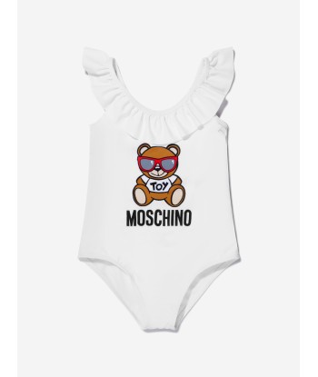 Moschino Girls Teddy Toy Logo Swimsuit Comparez plus de prix