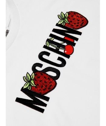 Moschino Girls Cotton Fruit Logo Dress 2 - 3 jours ouvrés.