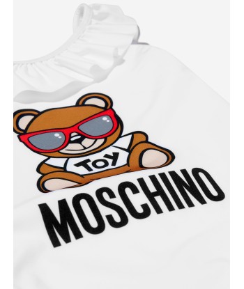 Moschino Girls Teddy Toy Logo Swimsuit Comparez plus de prix