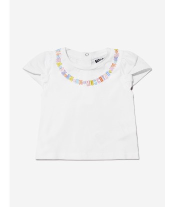 Moschino Baby Girls Cotton T-Shirt And Logo Shorts Set À commander