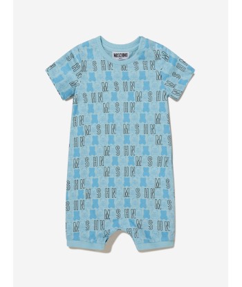 Moschino Baby Boys Cotton Romper Gift Set destockage