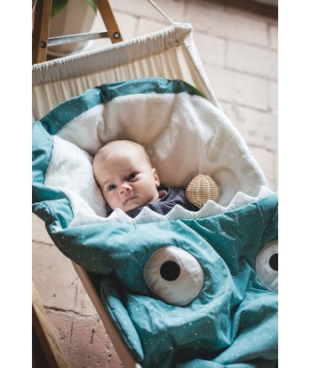 Baby Bites Baby Constellations Summer Shark Sleeping Bag in Turquoise offre 