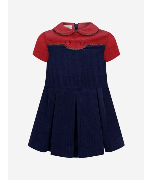 GUCCI Baby Girls Corduroy Dress Vous souhaitez 