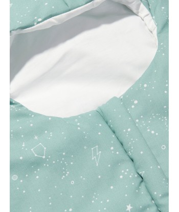 Baby Bites Baby Star Summer Coverall in Turquoise pas chere