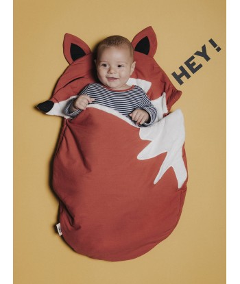 Baby Bites Baby Fox Sleeping Bag in Brown le des métaux précieux